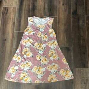 TMG NEW YORK Floral Sleeveless Swing Dress Size XL.